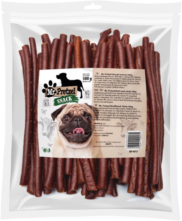 Mr. Pretzel Paluszki wołowe przysmak dla psa 500 g