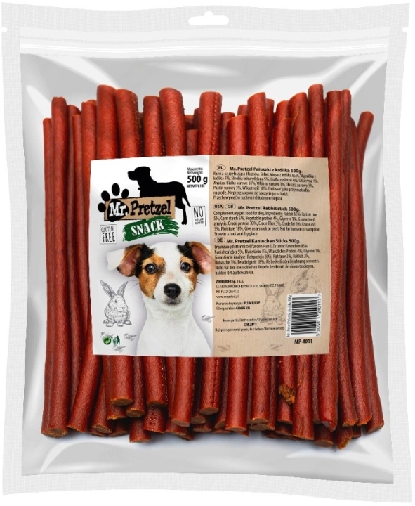 Mr. Pretzel Przysmaki dla psa paluszki z królika 500 g
