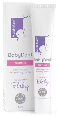 Multi-Mam BabyDent ulga d/dzieci ząbkujących, -, żel do stos.na dziąsła, 15 ml