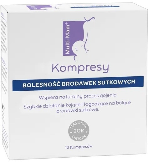 Multi-Mam Kompresy bolesność brodawek sutkowych 12 szt.