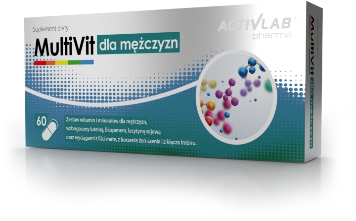 Multivit ActivLab Pharma dla mężczyzn,  60 kapsułek