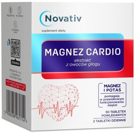 Novativ Magnez Cardio 50 tabletek