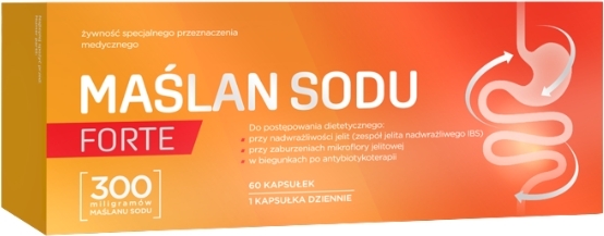 Novativ Maślan Sodu Forte 60 kapsułek