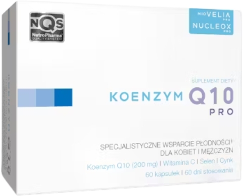 NutroPharma Koenzym Q10 Pro 60 kaps.