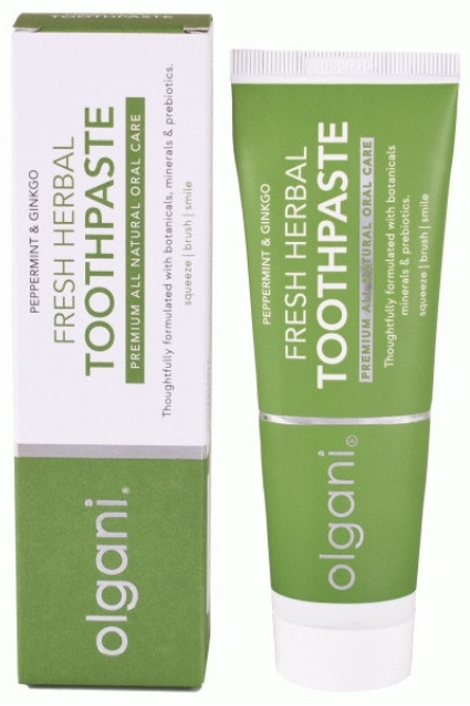 OLGANI Fresh Herbal Mięta & Miłorząb Pasta do zębów 75 ml