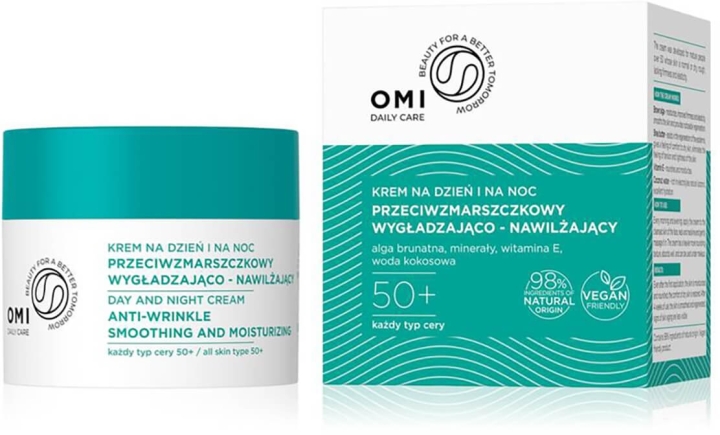 OMI Krem przeciwzmarszczkowy 50+ wygładzająco-nawilżający dzień/noc każdy typ cery 50 ml