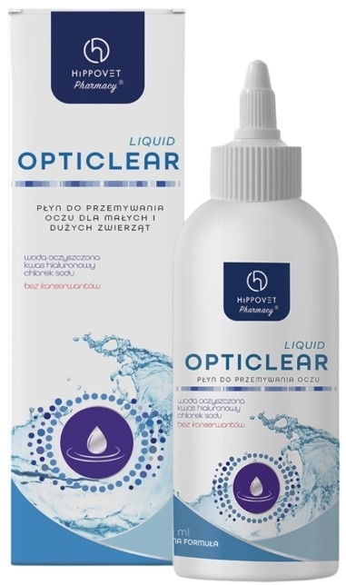 OPTICLEAR LIQUID płyn do przemywania oczu dla psów i kotów 200 ml