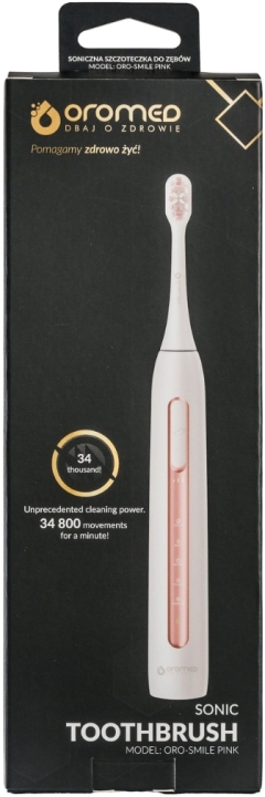 OROMED Szczoteczka do zębów soniczna ORO-SMILE pink 1 sztuka