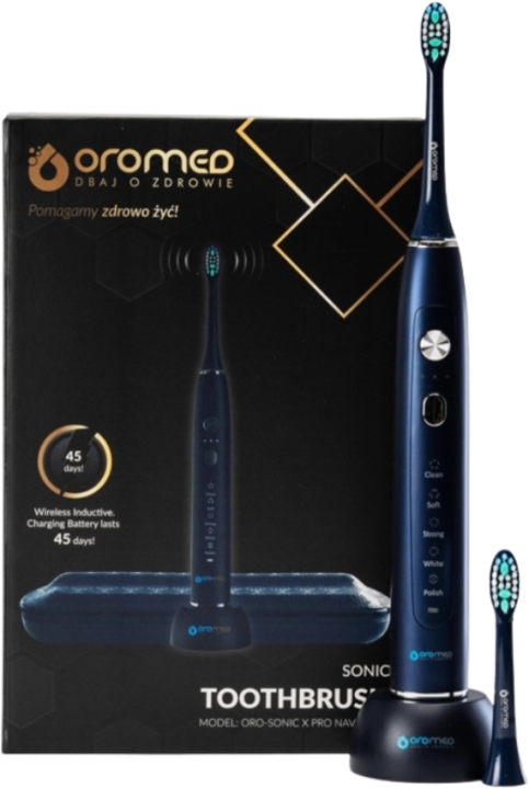 OROMED Szczoteczka do zębów soniczna ORO-SONIC X PRO navy blue 1 sztuka