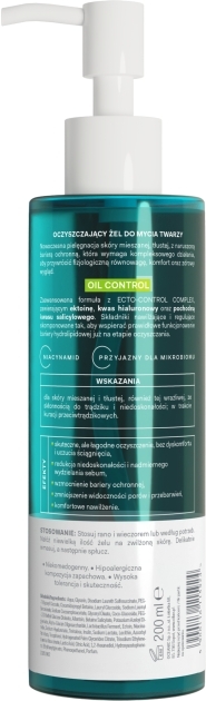 Oillan Oil Control Żel do mycia twarzy oczyszczający  200 ml