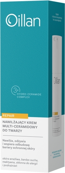 Oillan Repair Krem do twarzy nawilżający multi-ceramidowy 50 ml