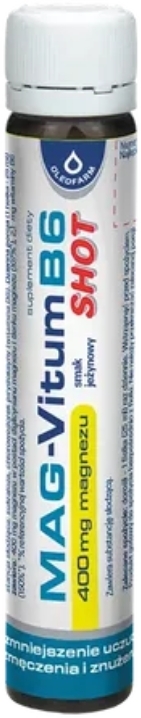 Oleofarm Mag-Vitum B6 shot - płyn 20 fiolek po 25 ml