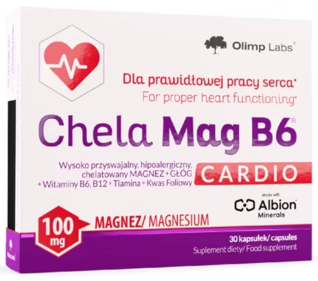Olimp Chela-Mag B6 Cardio 30 kapsułek