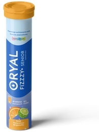 Oryal Fizzzy+ Senior pomarańcza bergamotka 20 tabletek musujących