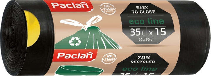 PACLAN Eco line Worki na śmieci 35 l 15 sztuk
