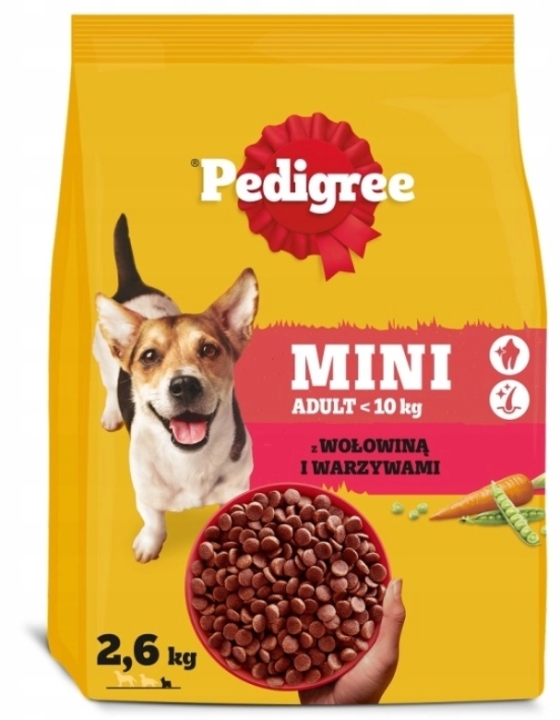 PEDIGREE Karma sucha dla psa Małe Rasy Wołowina 2,6 kg