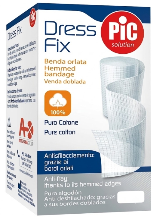 PIC Dress Fix Bandaż obrębiony 10 cm x 5 m 1 sztuka