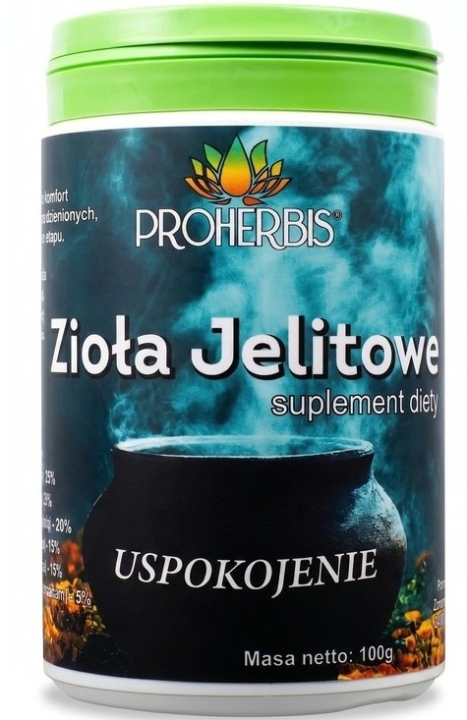 PROHERBIS Zioła jelitowe Uspokojenie 100 g