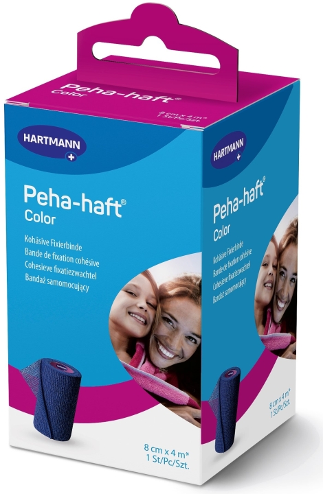Peha-Haft Opaska elastyczna color blue 8 cm x 4 m 1 sztuka