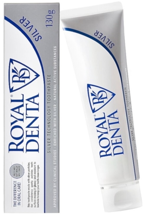 ROYAL DENTA pasta do zębów SILVER E0125 130 g