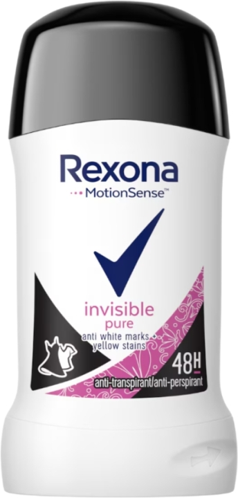 Rexona antyperspirant w sztyfcie 48 h Invisible Pure 50 ml