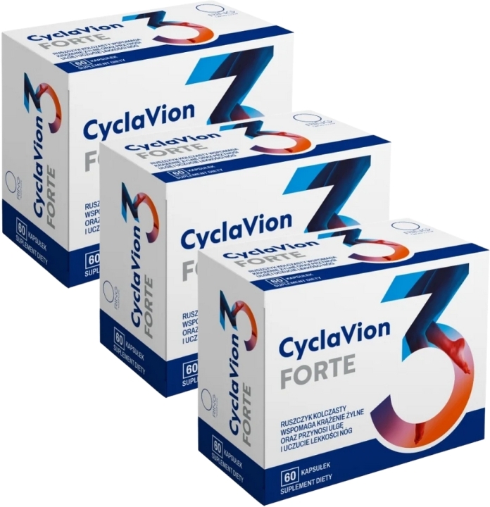 Ring Cyclavion 3 Forte 60 kapsułek Wielopak × 3