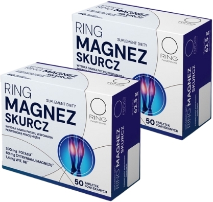 Ring Magnez Skurcz 50 tabletek Wielopak × 2