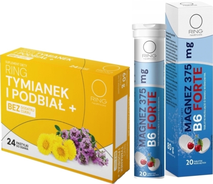 Ring Tymianek I Podbiał + Magnez zestaw