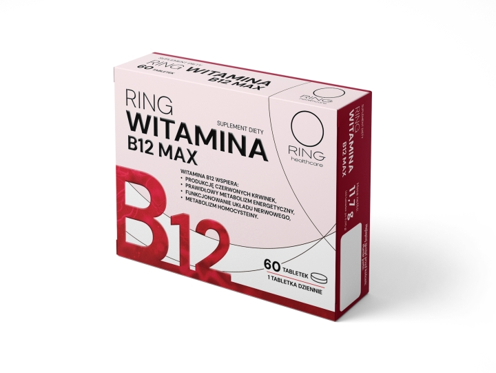 Ring Witamina B12 Max 60 tabletek Wielopak x 2