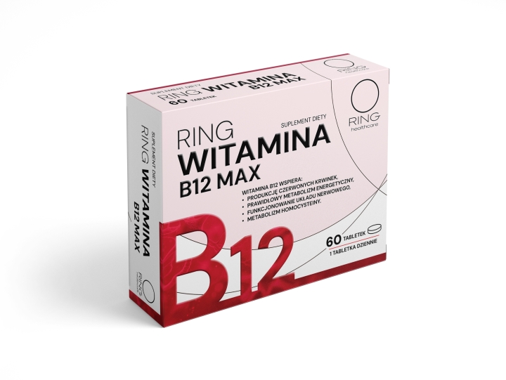 Ring Witamina B12 Max 60 tabletek Wielopak x 2