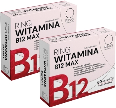 Ring Witamina B12 Max 60 tabletek Wielopak x 2