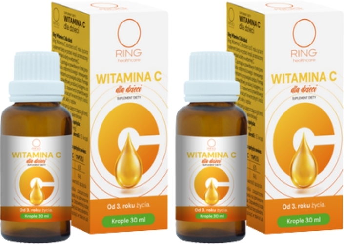 Ring Witamina C dla dzieci krople 30 ml Wielopak × 2
