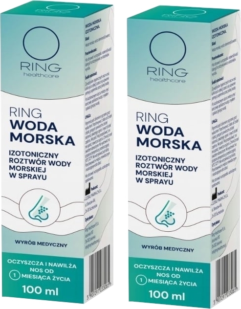 Ring Woda morska izotoniczna 100 ml Wielopak × 2