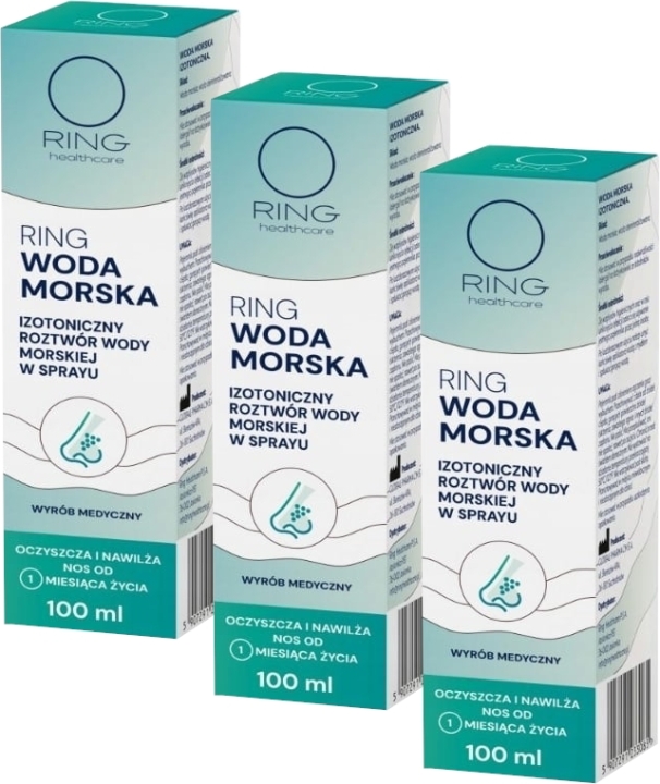 Ring Woda morska izotoniczna 100 ml Wielopak × 3