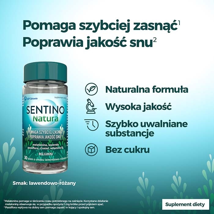 SENTINO Natura żelki 30 sztuk Wielopak x 2