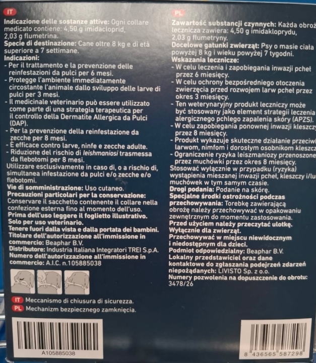 SIMBIA Obroża lecznicza dla psa 70 cm