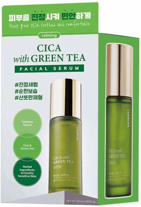 SKIN627 CICA with GREEN TEA Facial Serum, 50 ml
