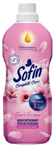 SOFIN Płyn do płukania tkanin Floral Passion 800ml