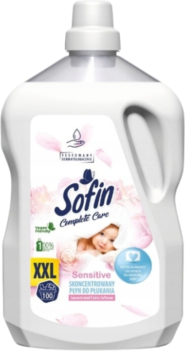 SOFIN Sensitive Płyn do płukania tkanin dla skóry wrażliwej 2,5l