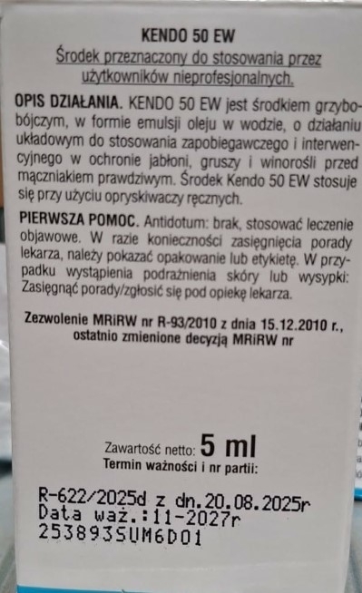 SUMIN Kendo 50 EW środek zwalczający mączniaka 5 ml