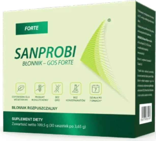 Sanprobi Błonnik - Gos Forte proszek 30 sasz.