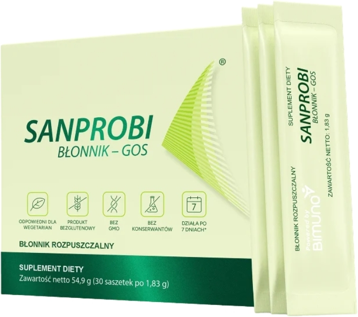 Sanprobi Błonnik-Gos proszek 30 saszetek
