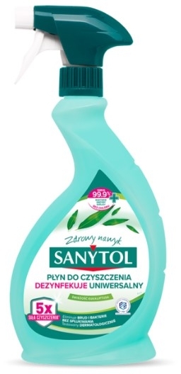 Sanytol Płyn dezynfekujący i czyszczący uniwersalny Eukaliptus 500 ml