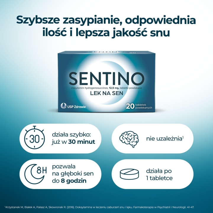 Sentino 12,5 mg 20 tabletek