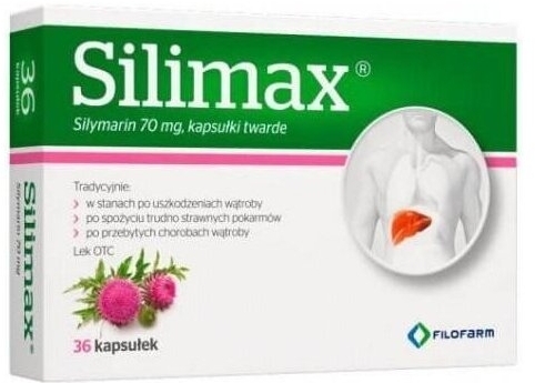 Silimax 0,07 g 36 kapsułek twardych