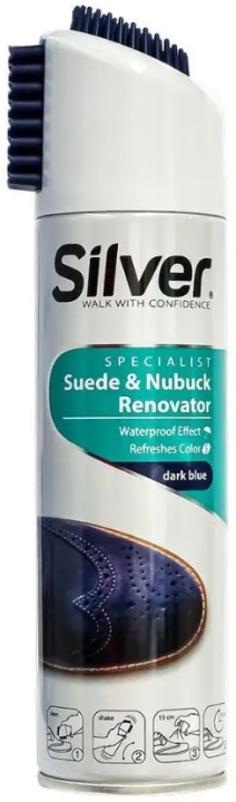 Silver Spray farba do nubuku i zamszu, granatowy 250 ml