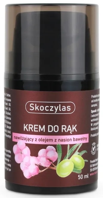 Skoczylas Krem do rąk nawilżający z olejem z nasion bawełny 50ml