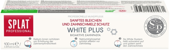 Splat Professional White Plus Pasta do mycia zębów wybielanie i ochrona szkliwa 100 ml