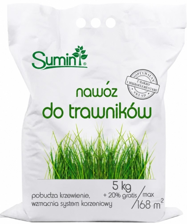 Sumin Nawóz do trawników worek 5kg