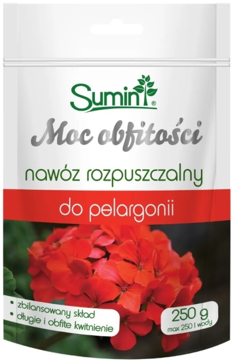 Sumin Nawóz rozpuszczalny do pelargonii 250g